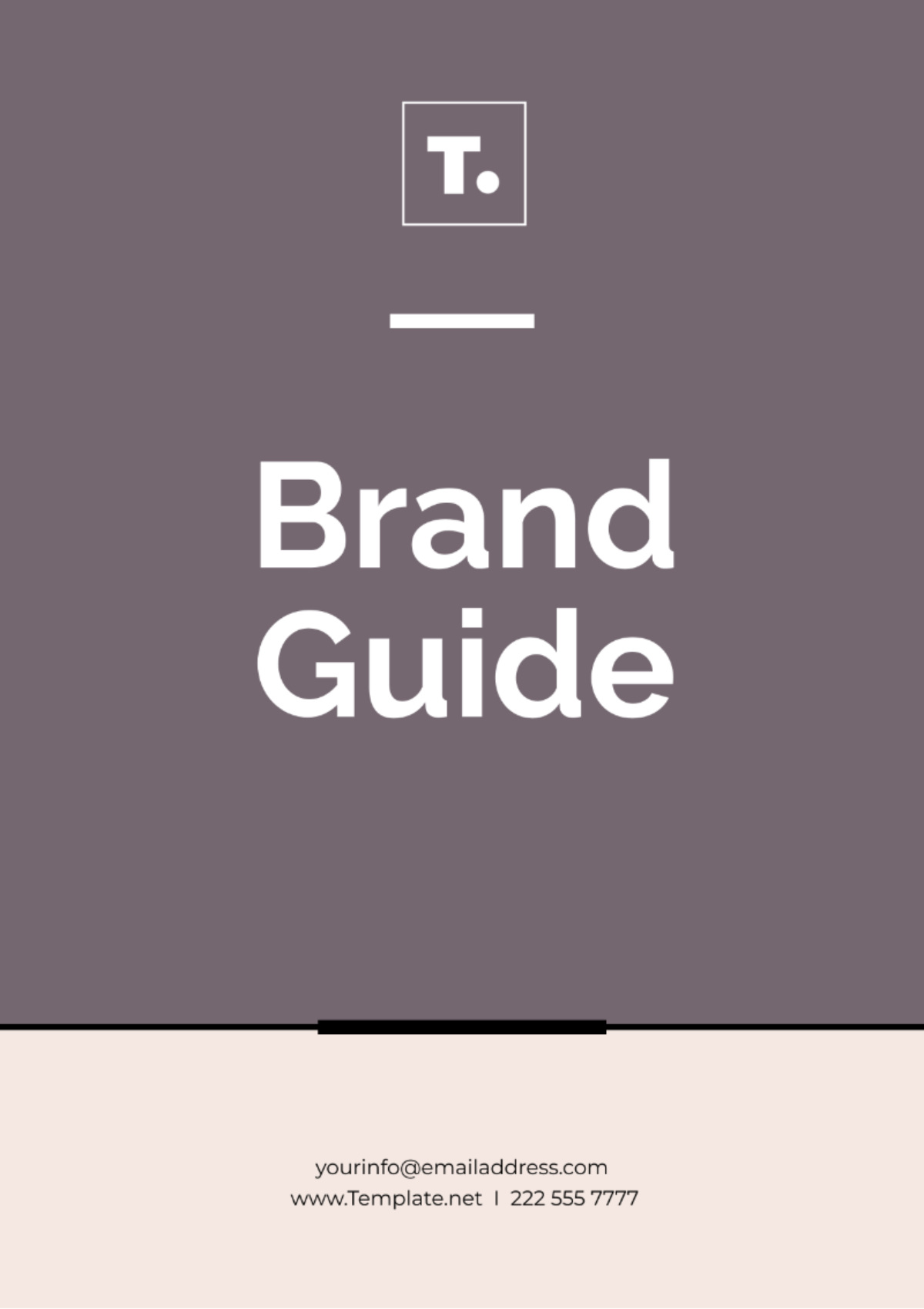 Free Brand Guide Template to Edit Online