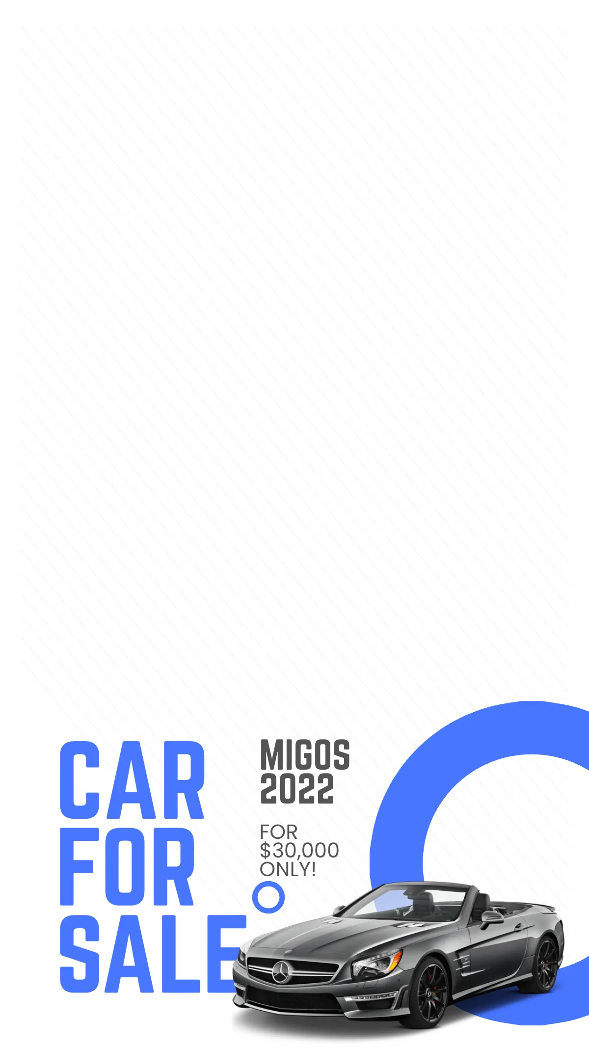 Free Car Sale Snapchat Geofilter Template to Edit Online