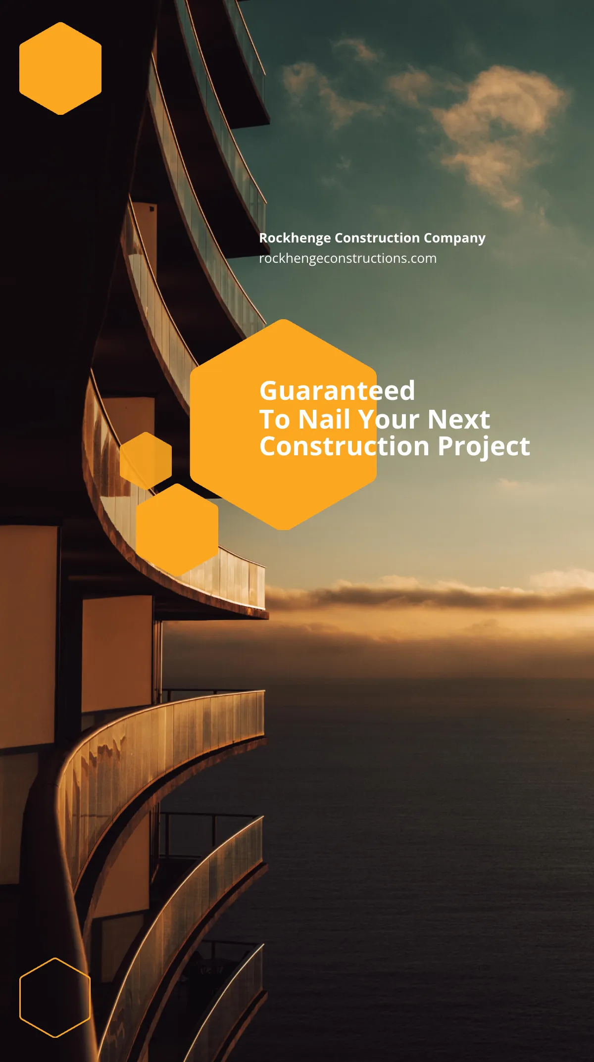 Construction Business Whatsapp Post Template