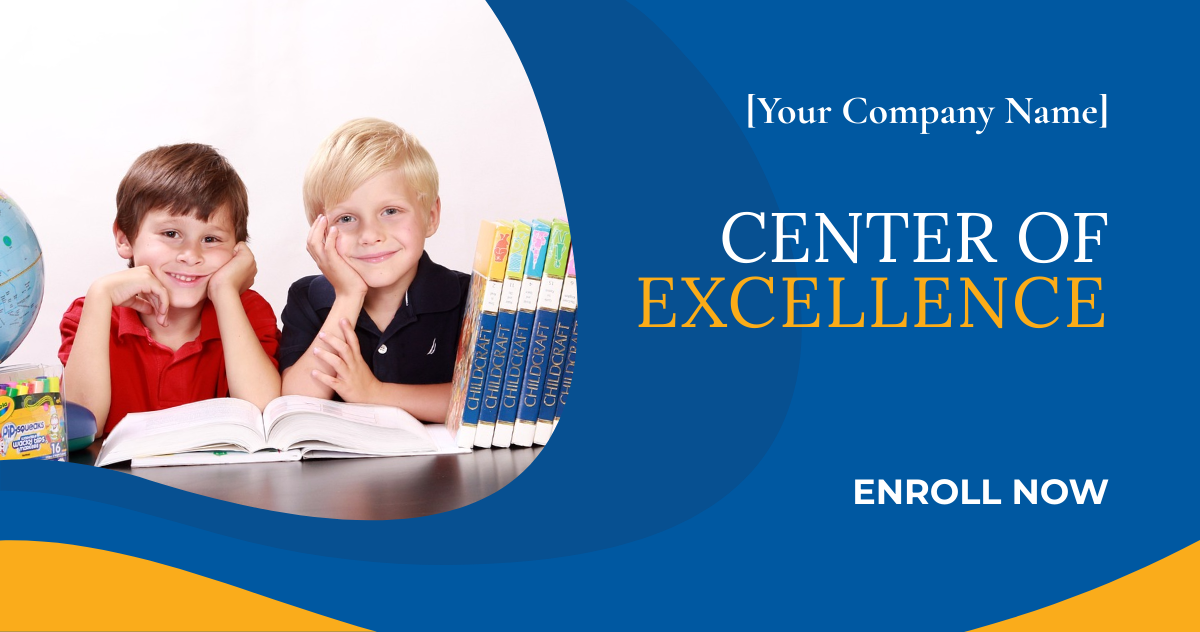 Free Education Facebook Ad Banner Template to Edit Online