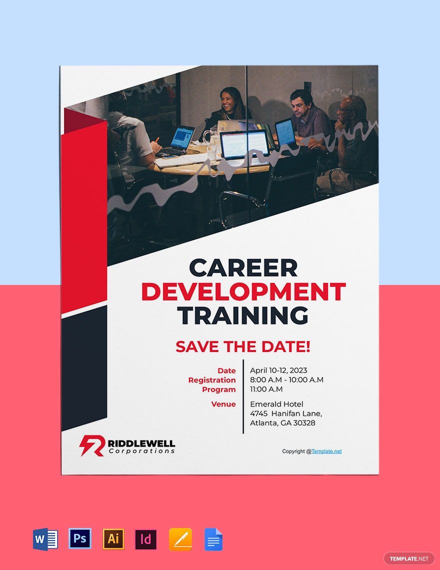 Simple HR Flyer Template in Google Docs, PSD, InDesign, Word, Pages, Illustrator - Download | Template.net