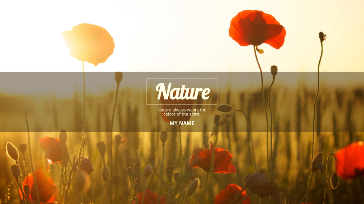 Nature Youtube Channel Art Template