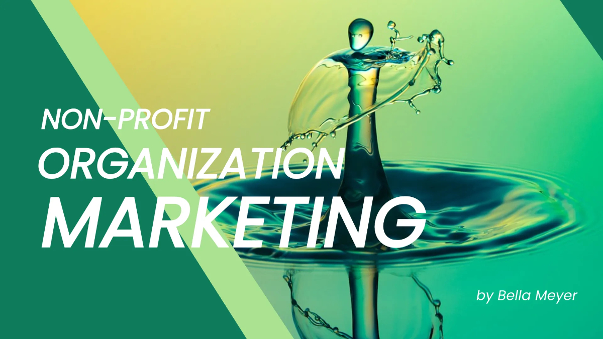 Free Non Profit Organization Marketing Presentation Template to Edit Online