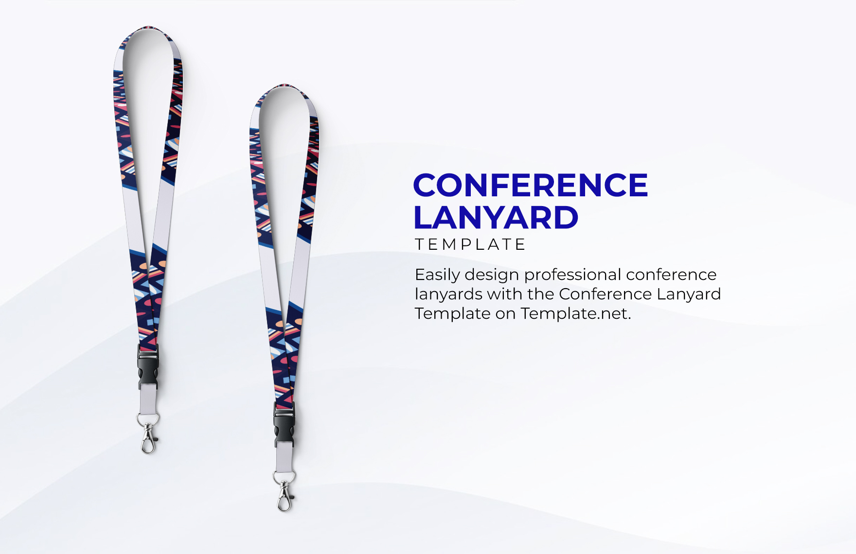 Professional Conference Lanyard Template