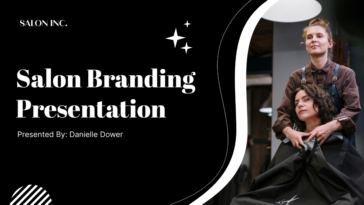 Free Salon Branding Presentation Template to Edit Online