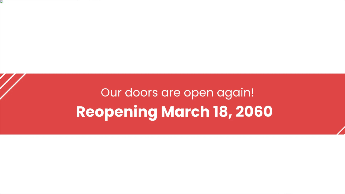 Free Shop Reopening Advertising Video Template to Edit Online