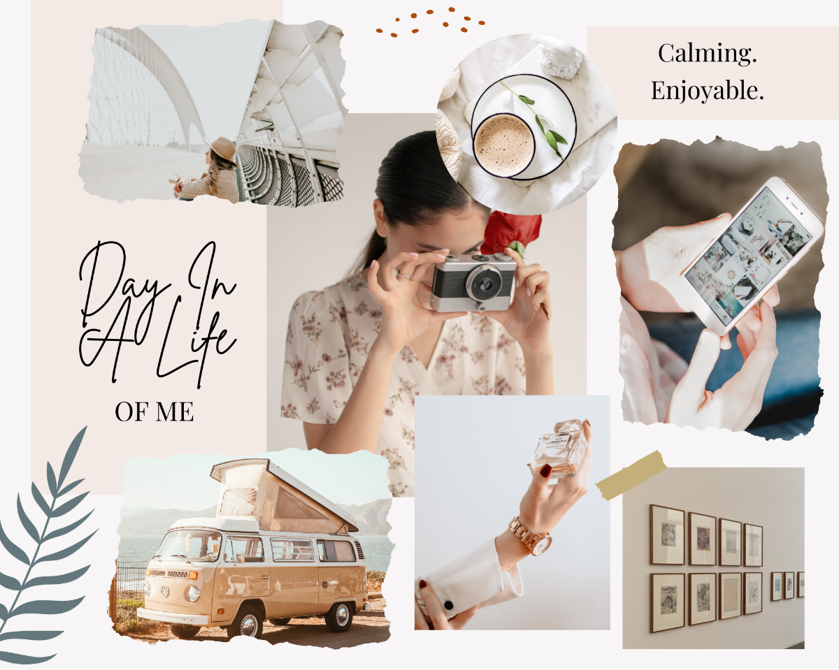 Social Media Mood Board Template