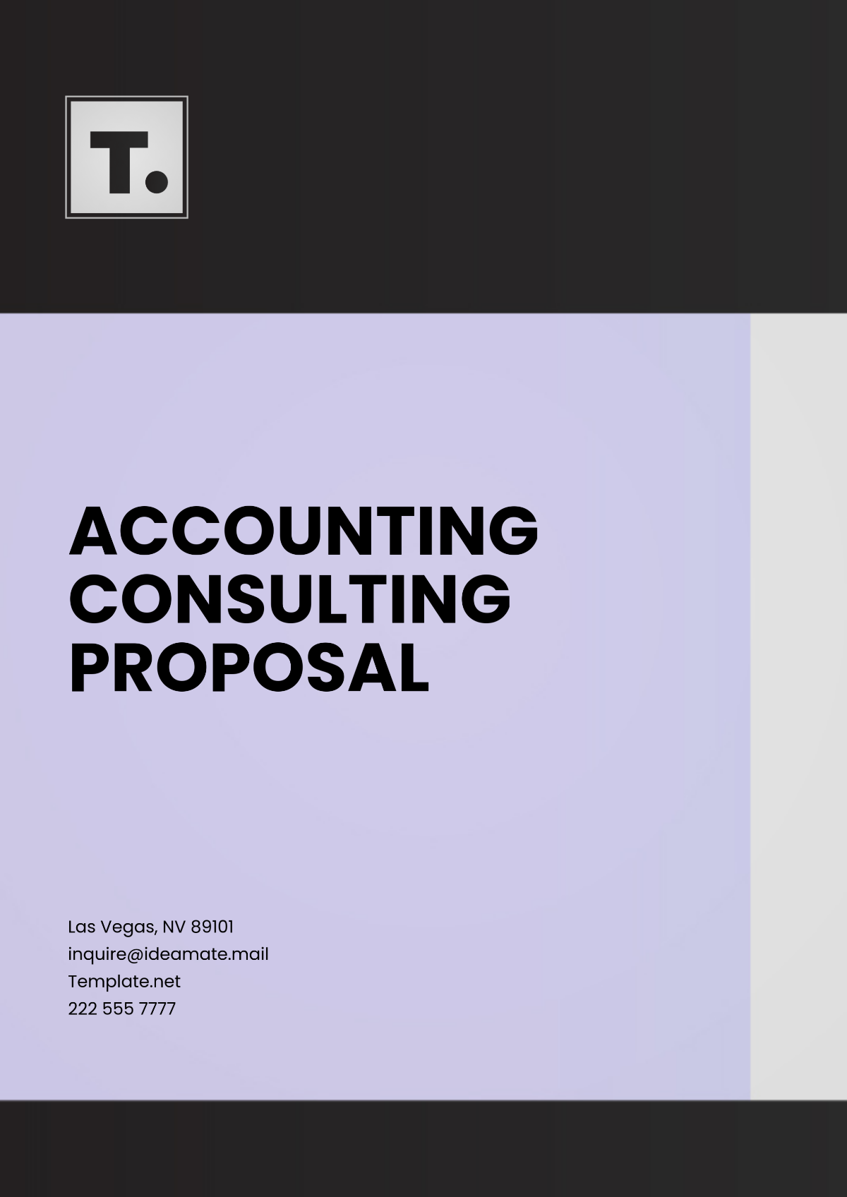 Free Accounting Consulting Proposal Template to Edit Online