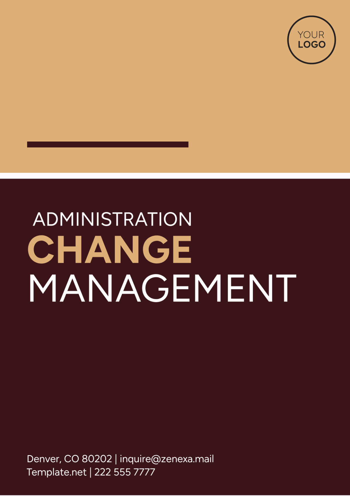 Free Administration Change Management Template to Edit Online