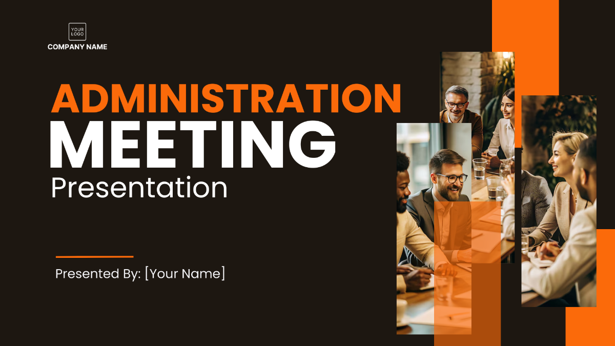 Free Administration Meeting Presentation Template to Edit Online