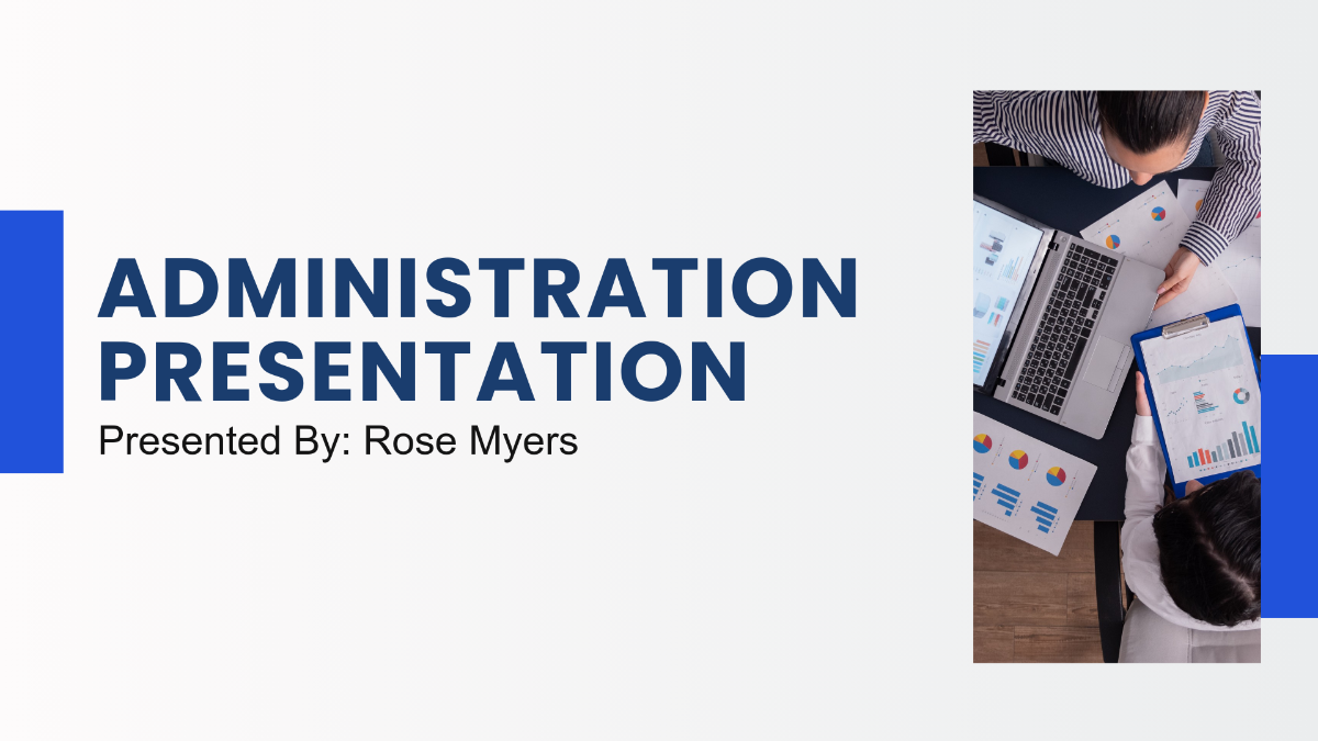 Free Administration Presentation Template to Edit Online