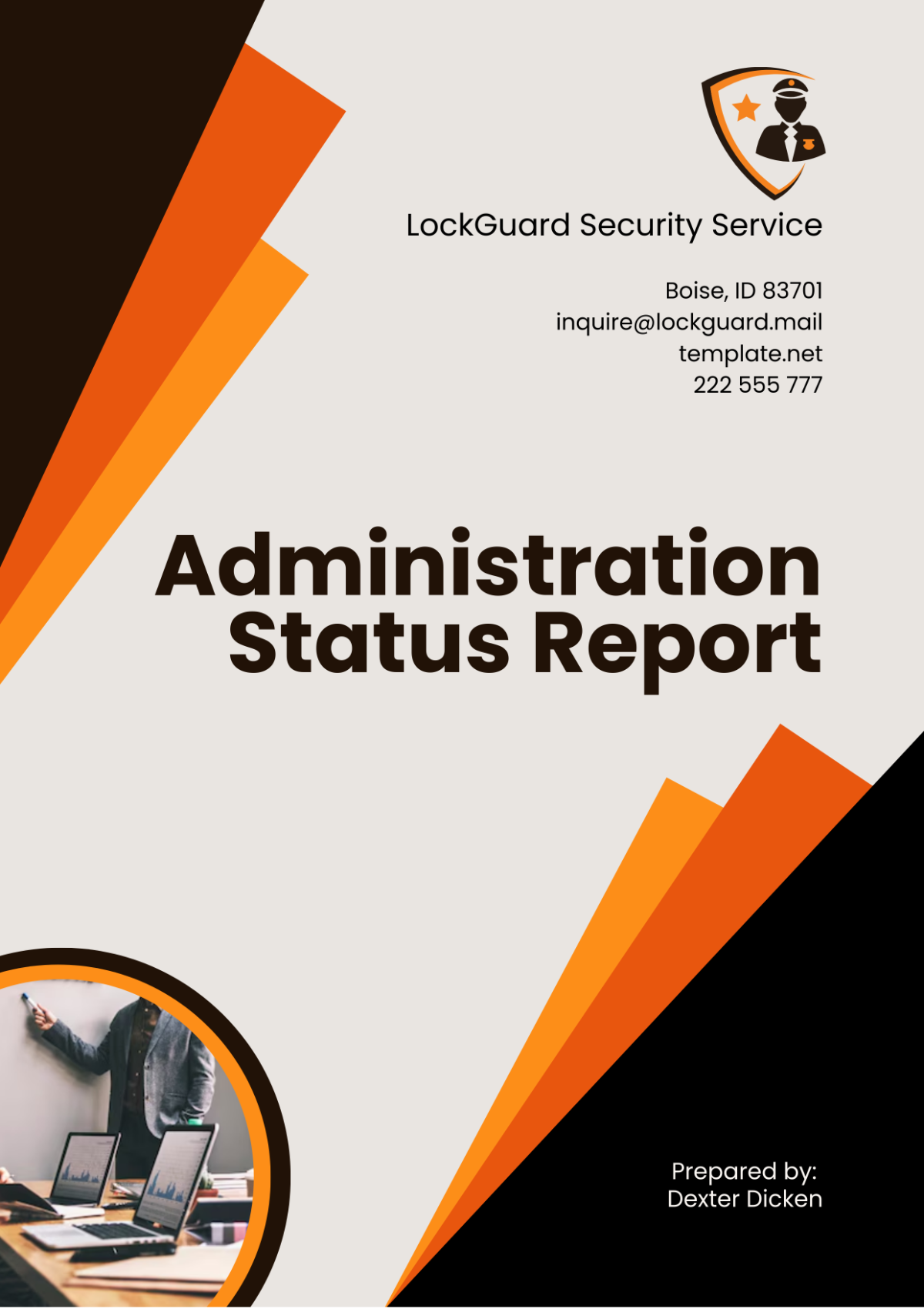 Free Administration Status Report Template to Edit Online