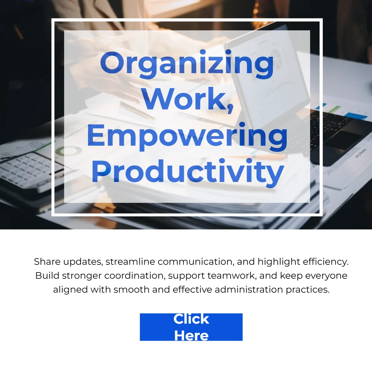 Free Administration WhatsApp Post Template to Edit Online