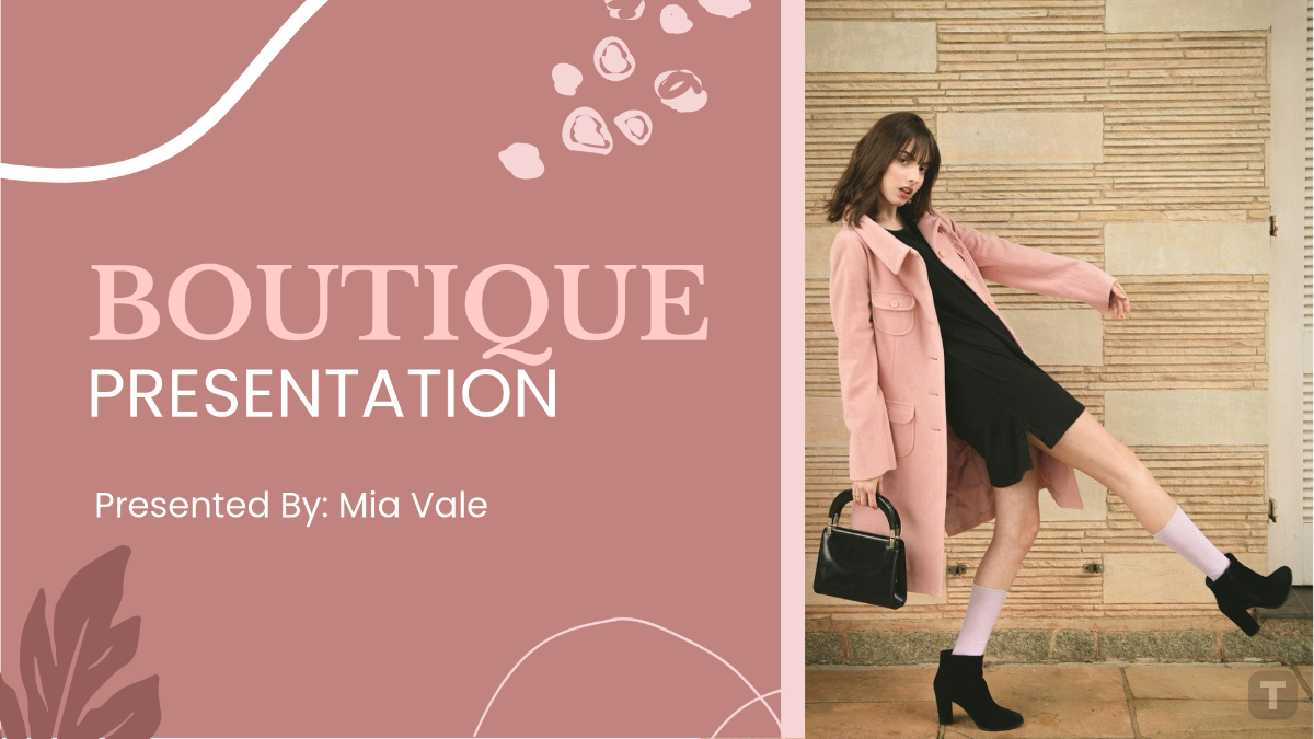 Free Boutique Presentation Template to Edit Online