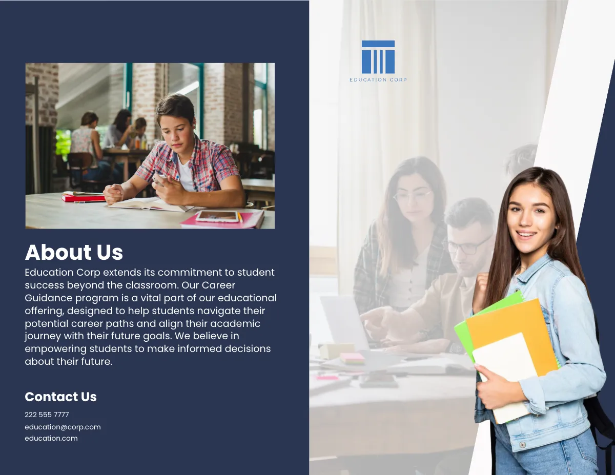 Free Career Guidance Brochure Template to Edit Online