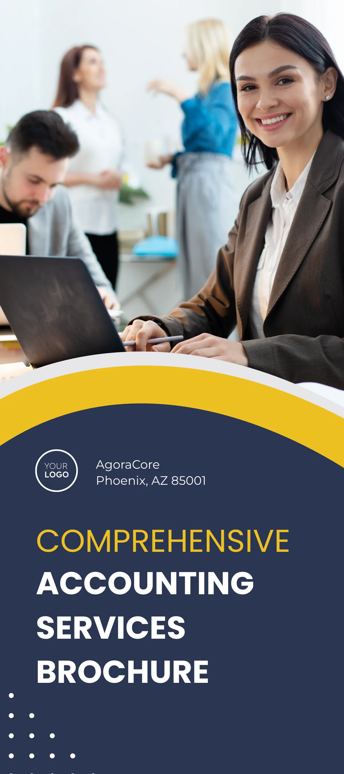 Free Comprehensive Accounting Services Rack Card Template to Edit Online