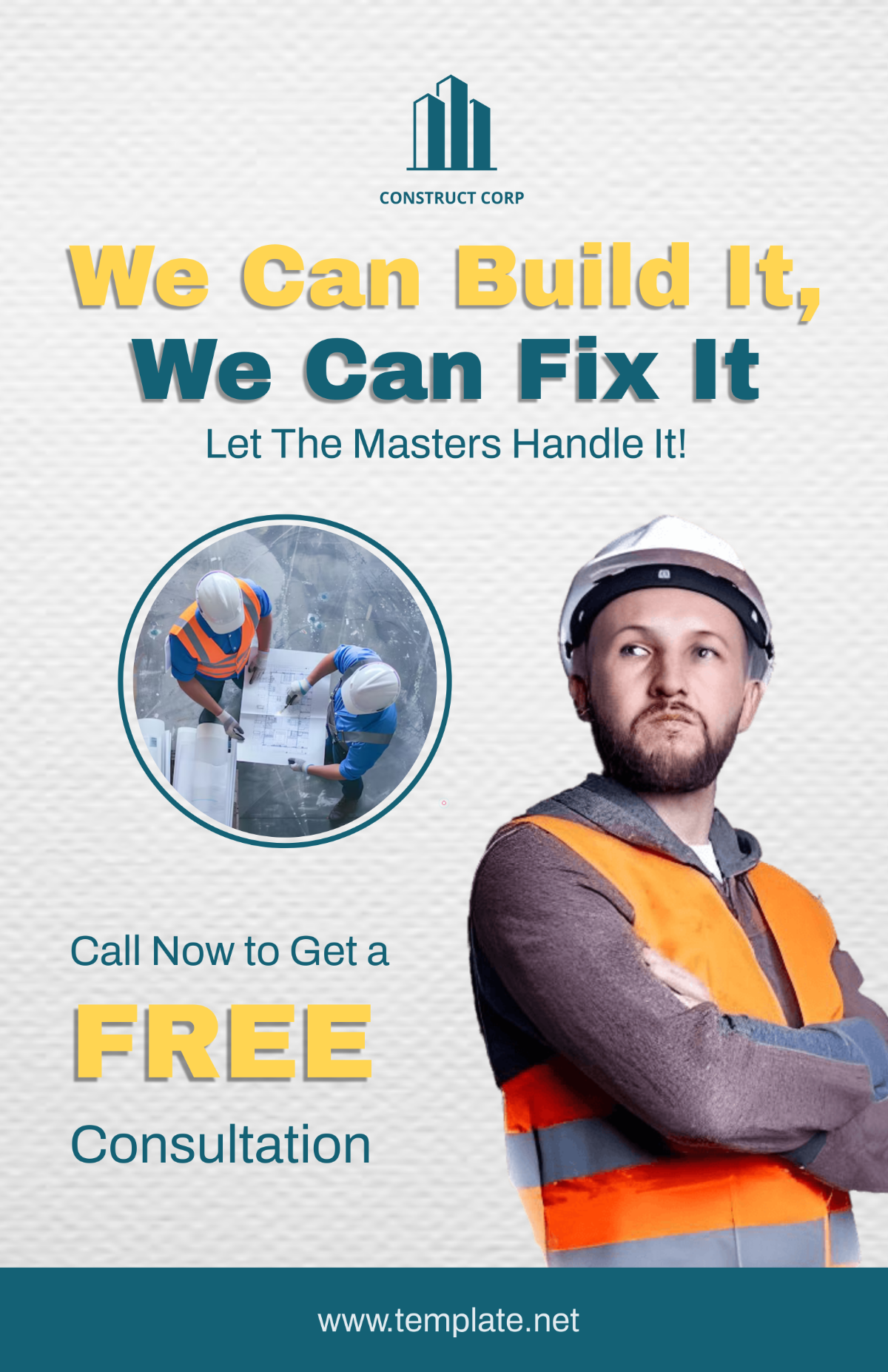 Construction Poster Template