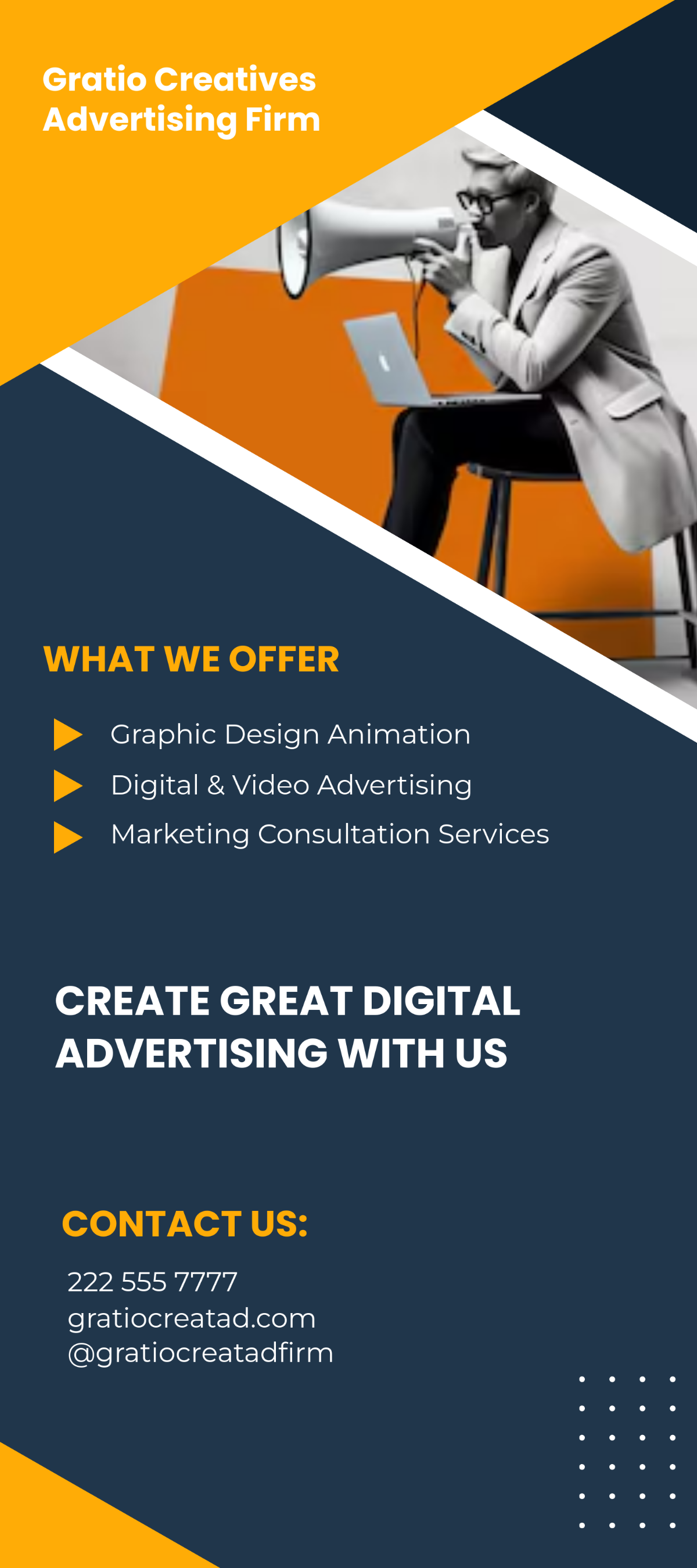 Free Digital Advertising Rack Card Template to Edit Online