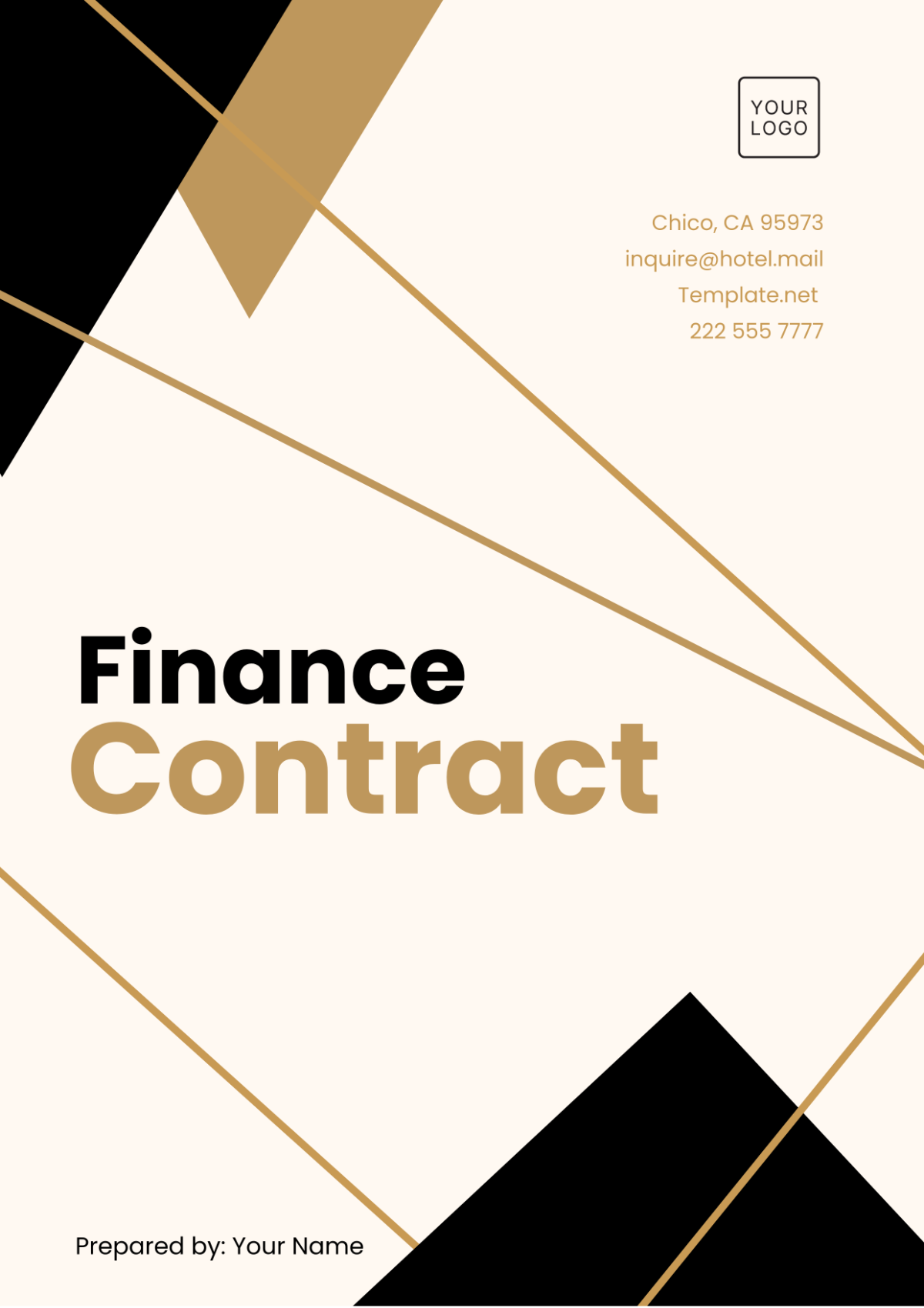 Free Finance Contract Template to Edit Online