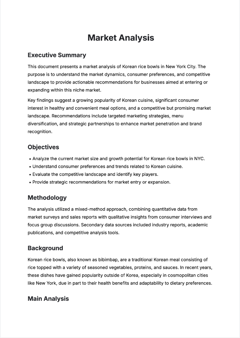 Free AI Analysis Generator, Free Analysis Maker Online Tool