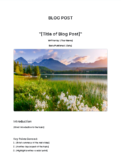 Free AI Blog Post Generator, Free Blog Post Maker Online Tool