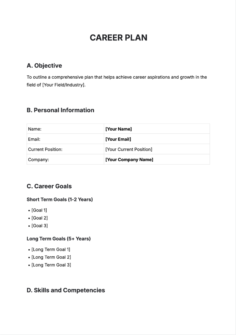 Free AI Career Plan Generator, Free Career Plan Maker Online Tool