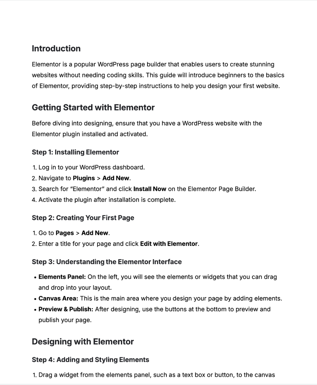 Free AI Guide Generator, Free Guide Maker Online Tool