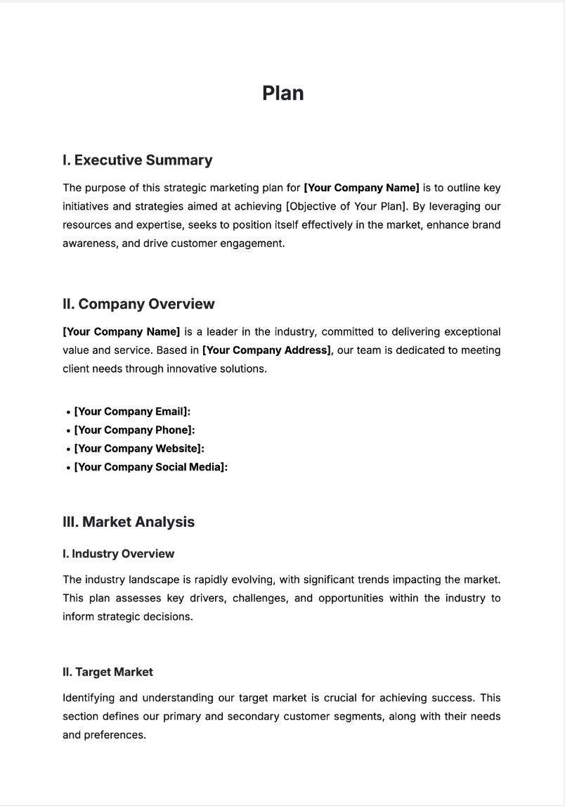 Free AI Plan Generator, Free Plan Maker Online Tool