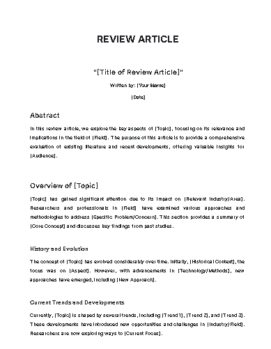 Free AI Review Article Generator, Free Review Article Maker Online Tool