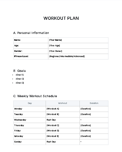 Free AI Workout Plan Generator, Free Workout Plan Maker Online Tool