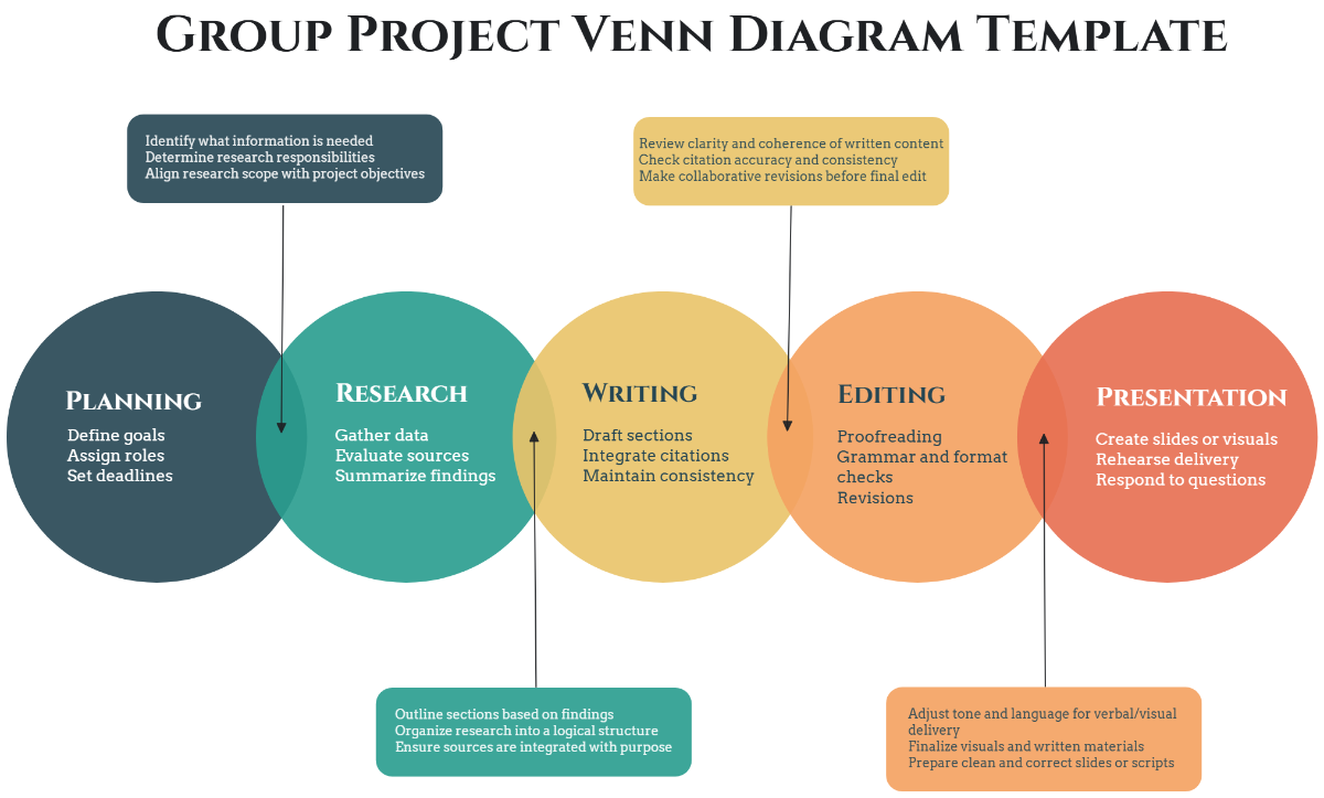 Group Project Venn Diagram Template