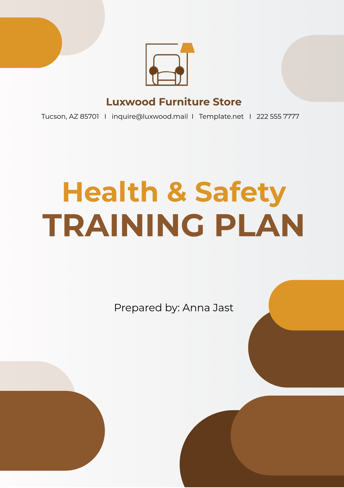 Free Health & Safety Training Plan Template to Edit Online