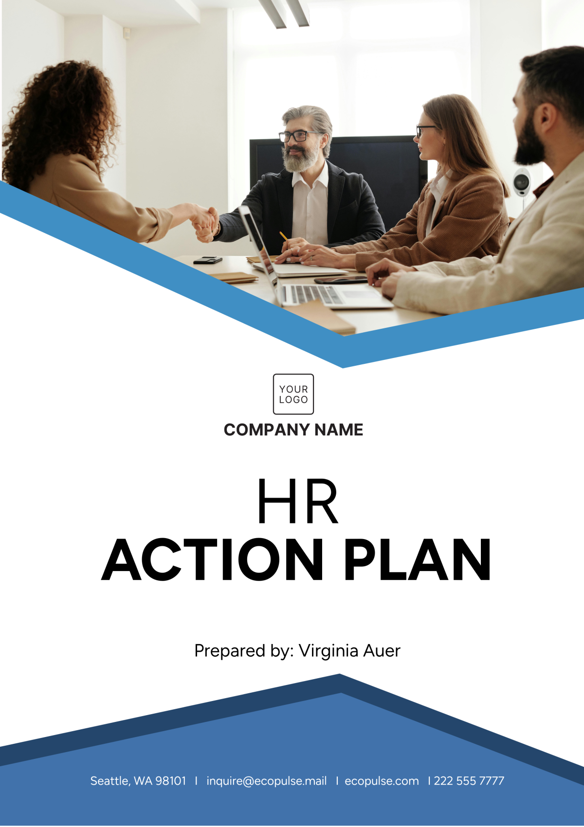 Free HR Action Plan Template to Edit Online