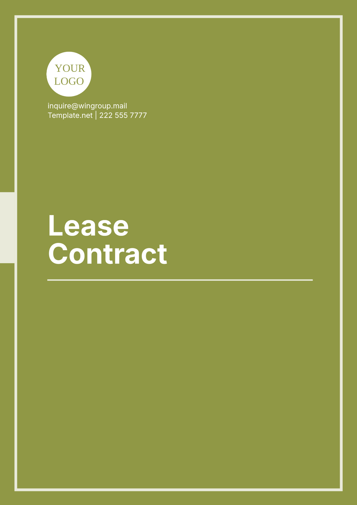Free Lease Contract Template