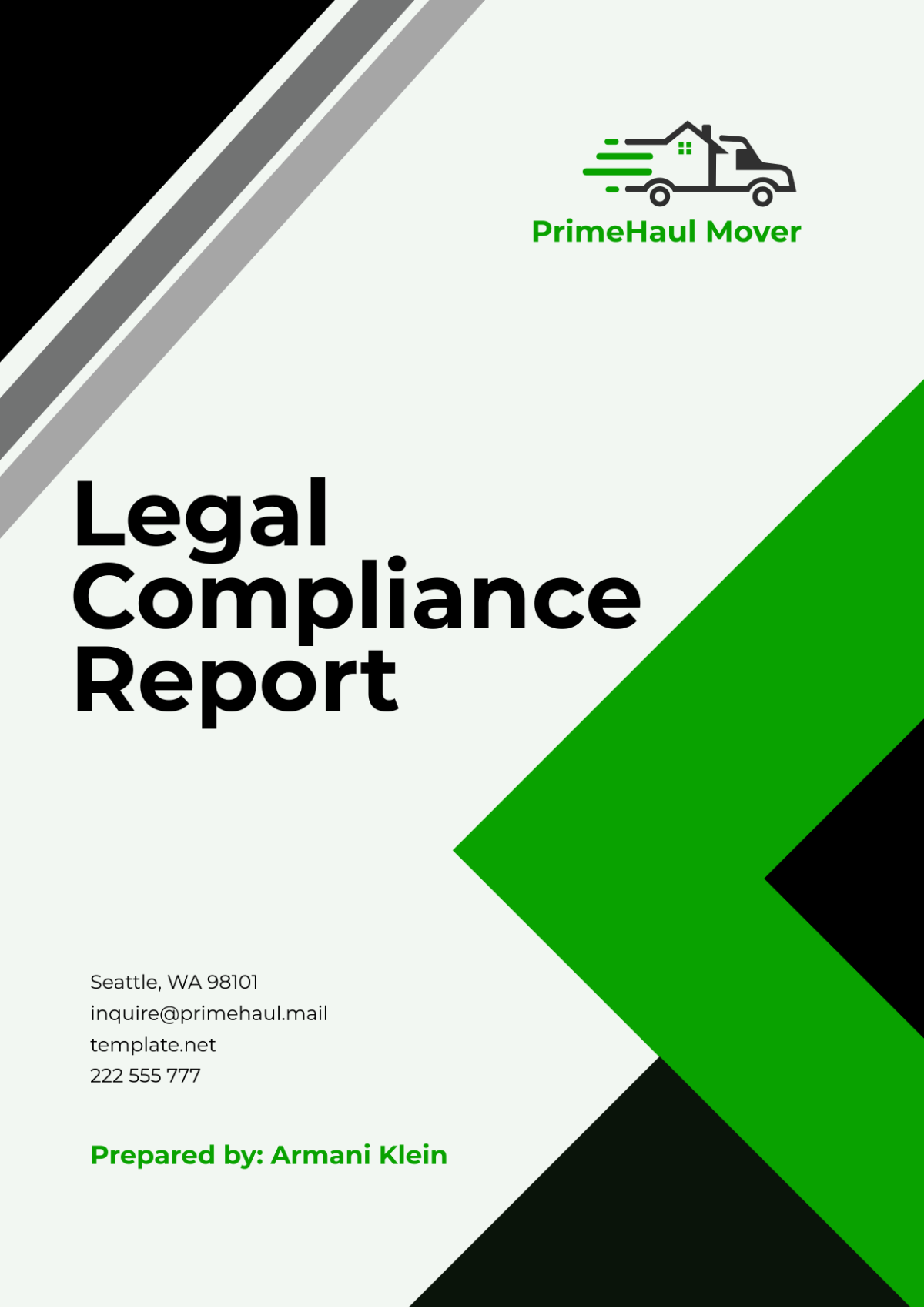 Free Legal Compliance Report Template to Edit Online