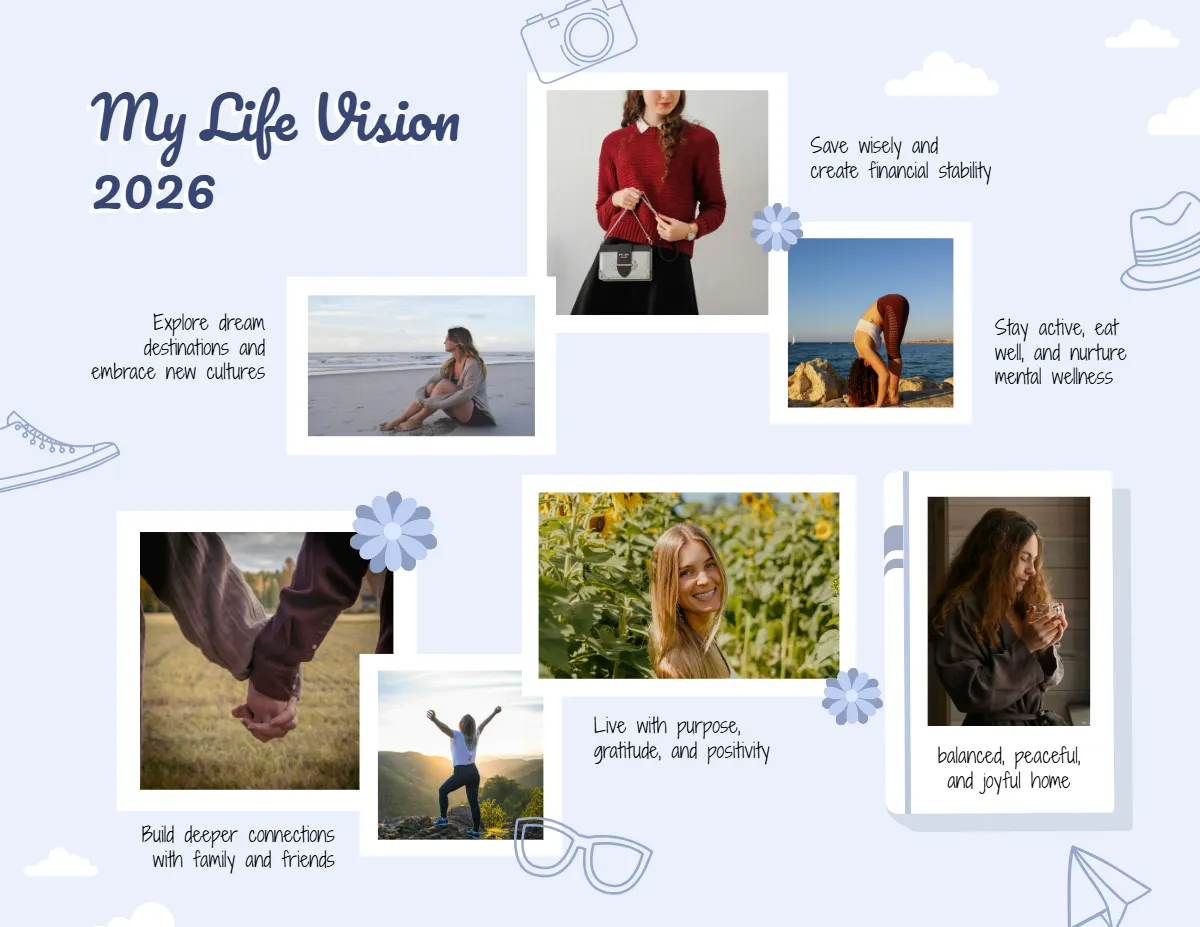 Life Vision Board Template