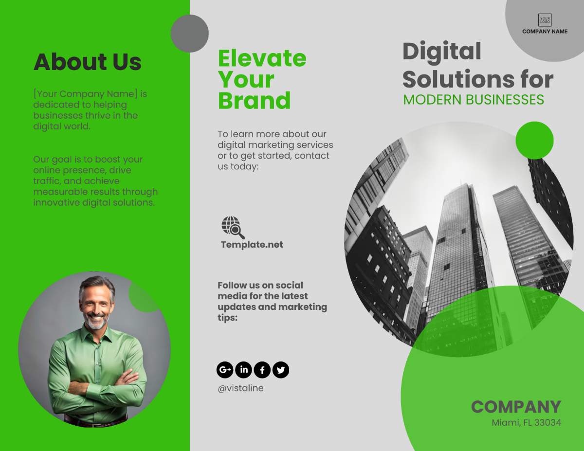 Free Marketing Brochure Template to Edit Online