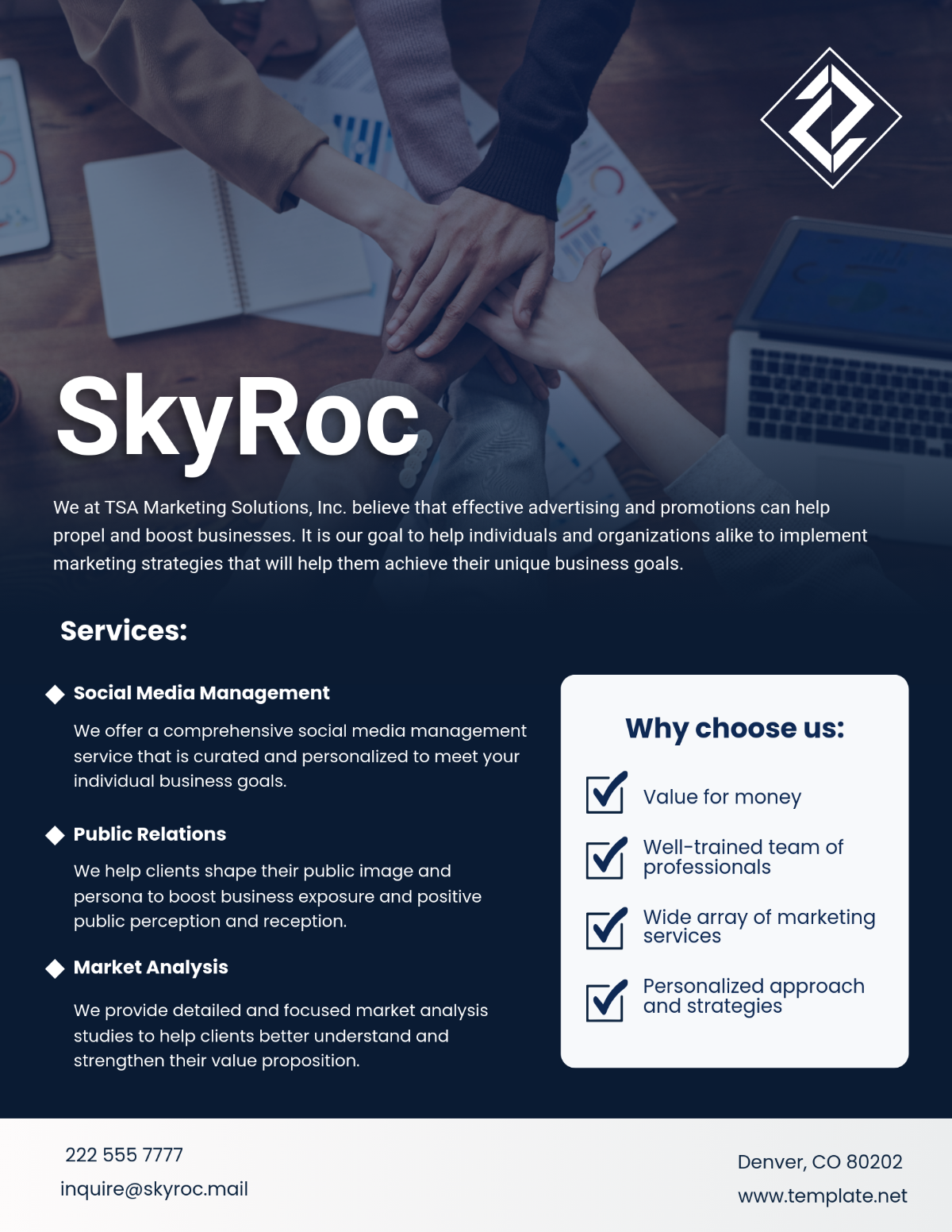 Free Marketing Flyer Template to Edit Online