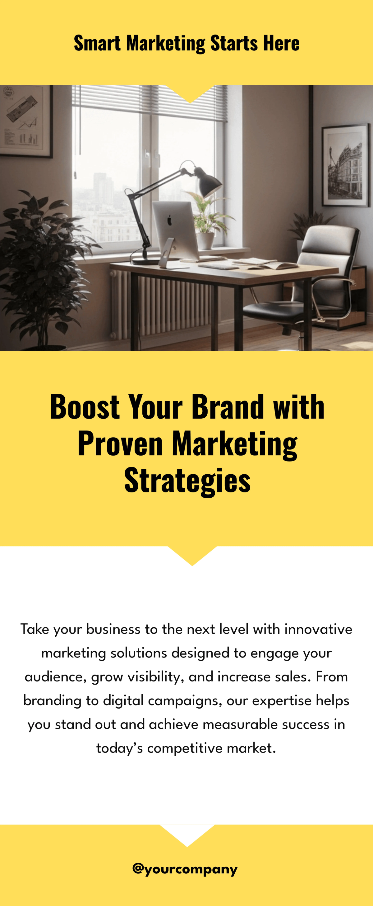 Free Marketing Retractable Banner Template to Edit Online