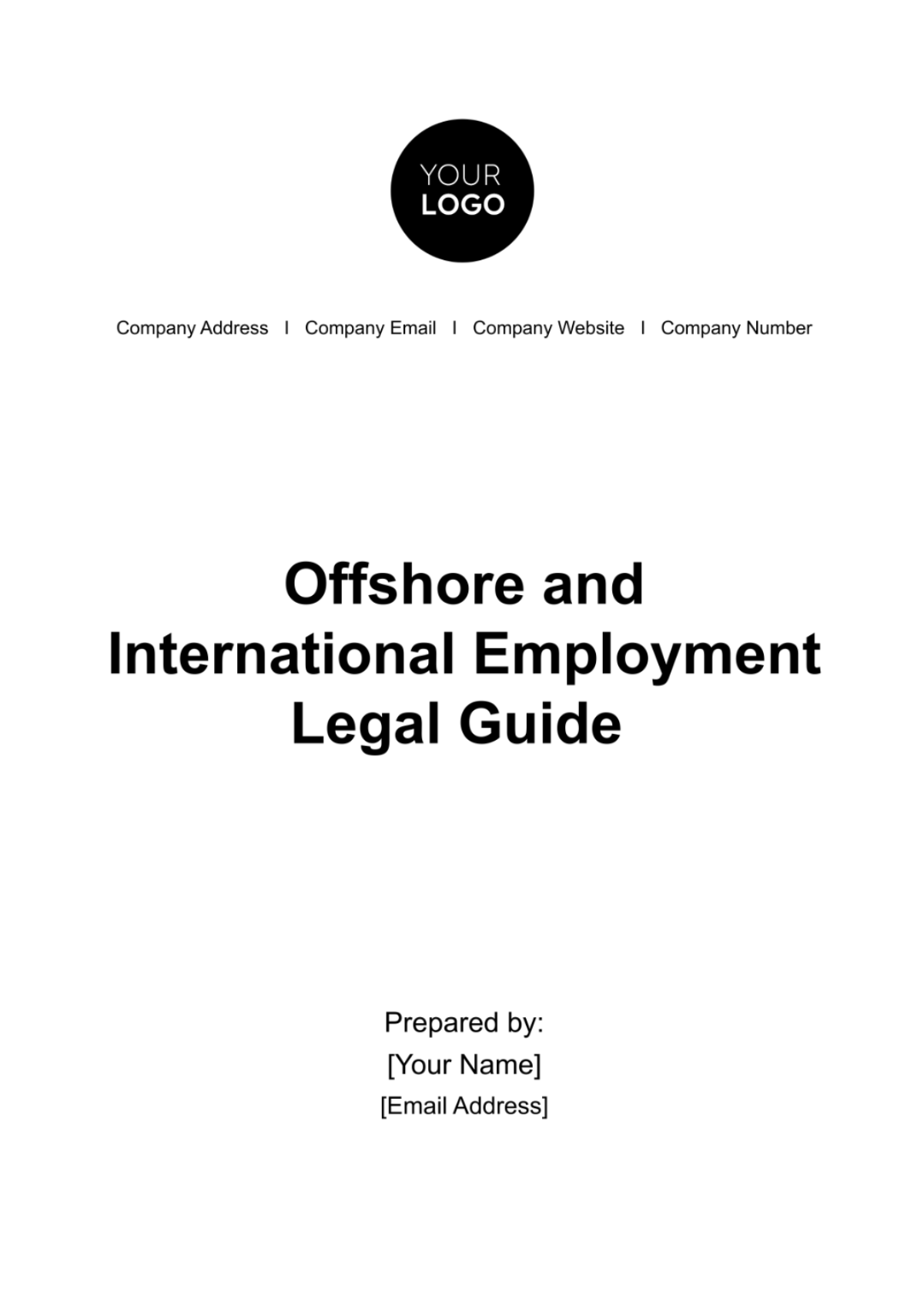 Free Offshore and International Employment Legal Guide HR Template to Edit Online