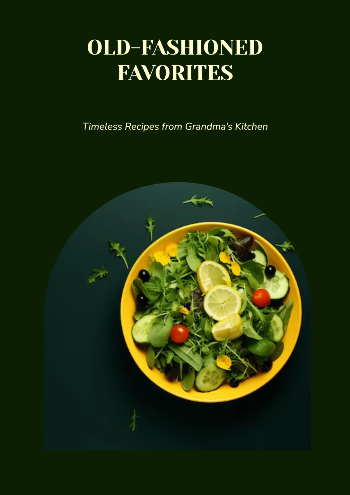 Free Old-Fashioned Cookbook Template to Edit Online