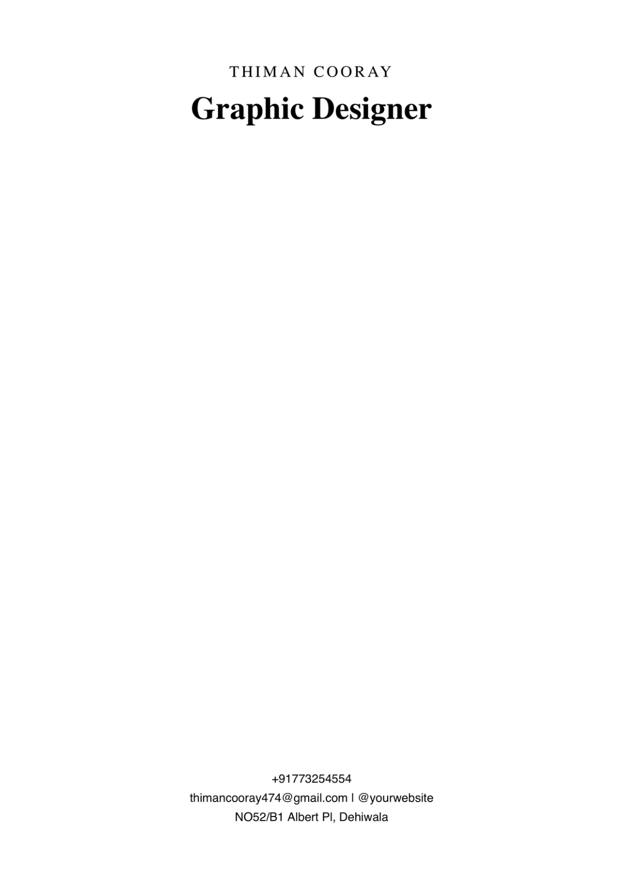 Free Sample HR Letterhead Template to Edit Online