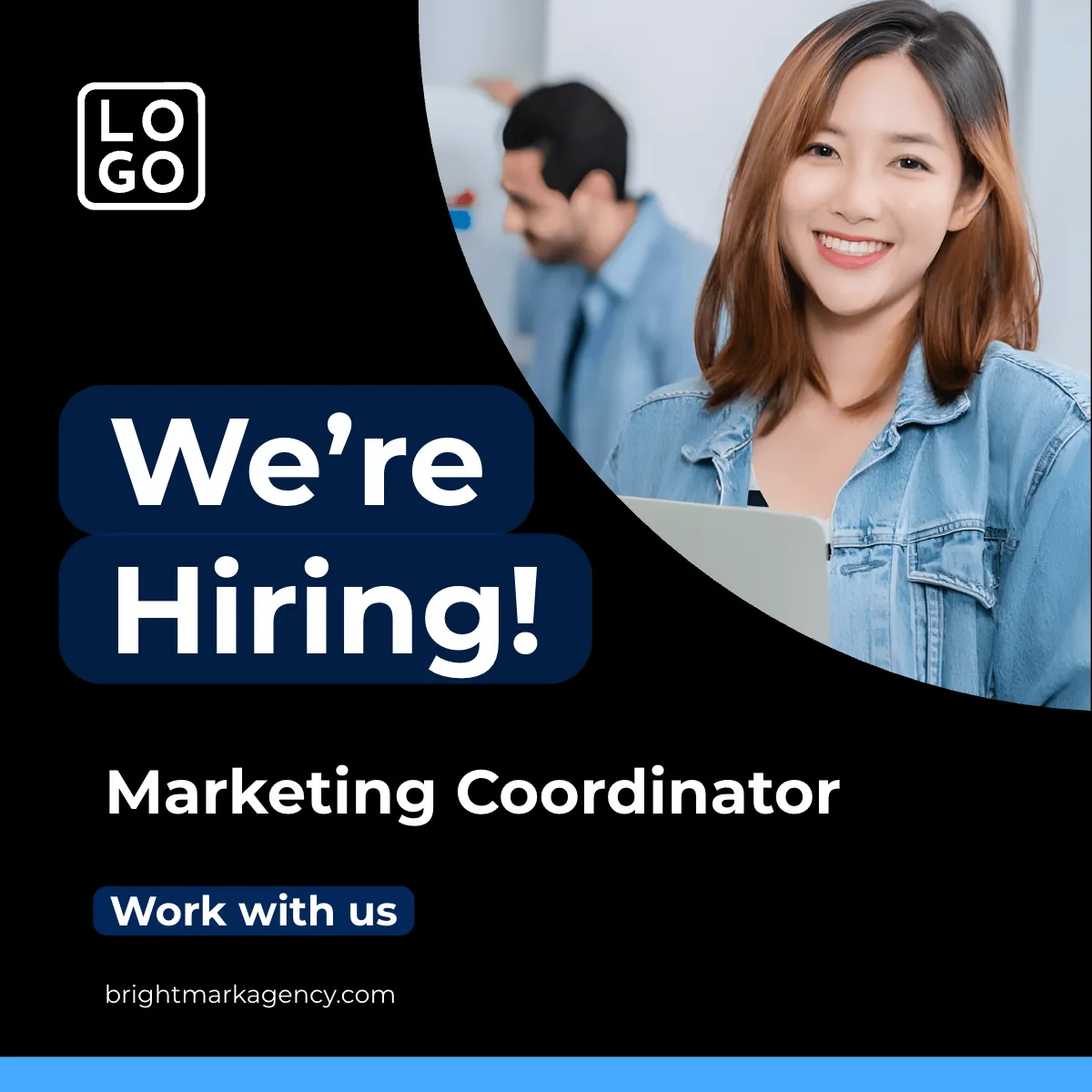 Simple Hiring Linkedin Post Template