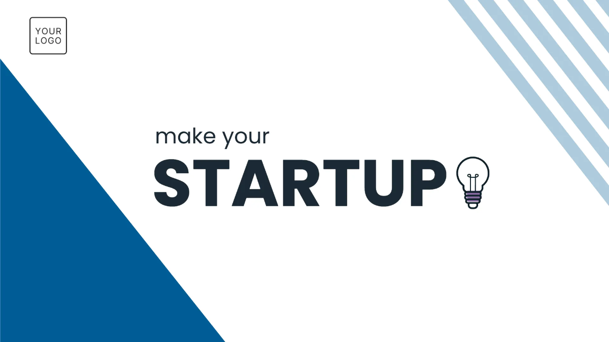 Free Startup Presentation Template to Edit Online