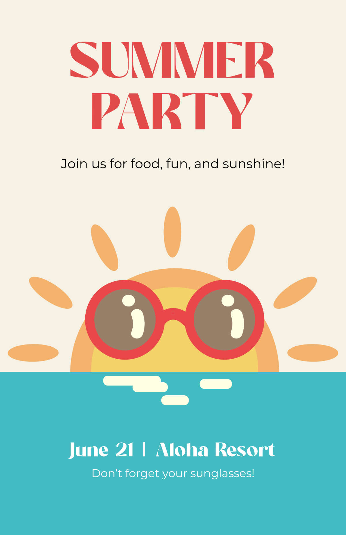 Summer Party Template