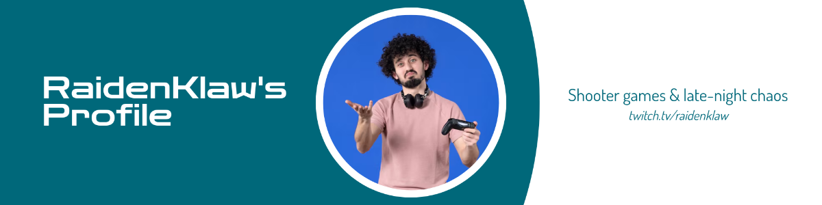 Twitch Profile Banner Template